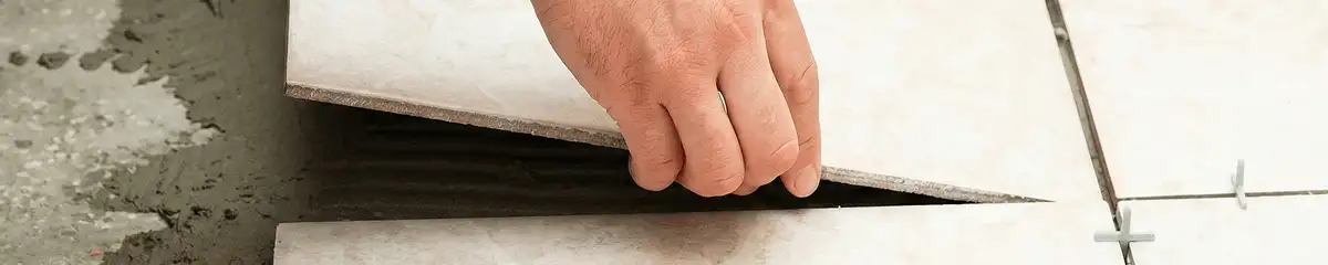 Professional installing ceramic tile floors in Ogden, UT