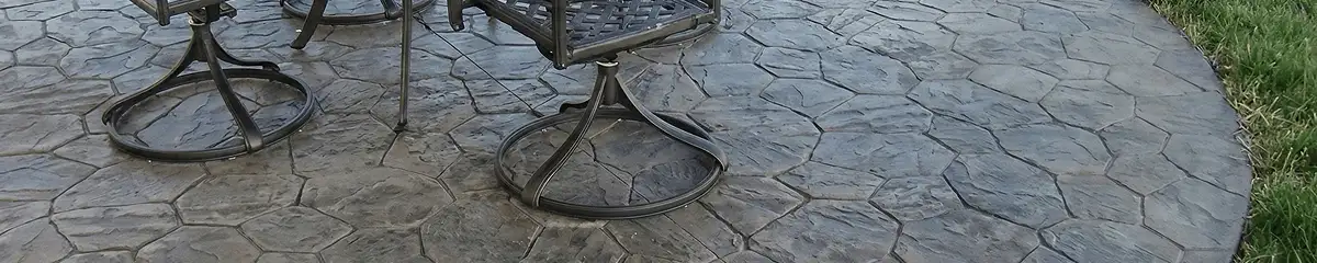 Garden relaxation area with professionally installed stone flooring in Ogden UT